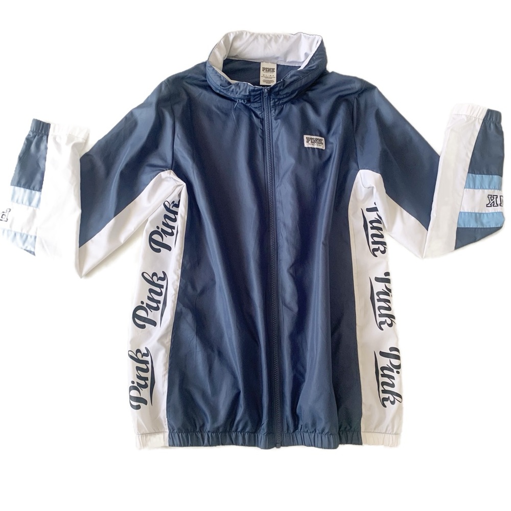 Victoria’s Secret Windbreaker Nylon Jacket Size Medium Large